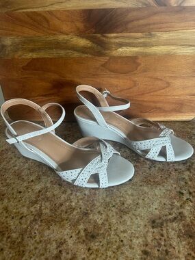 Style & Co Women's Greyy Wedge Sandals. Size 8 Used once